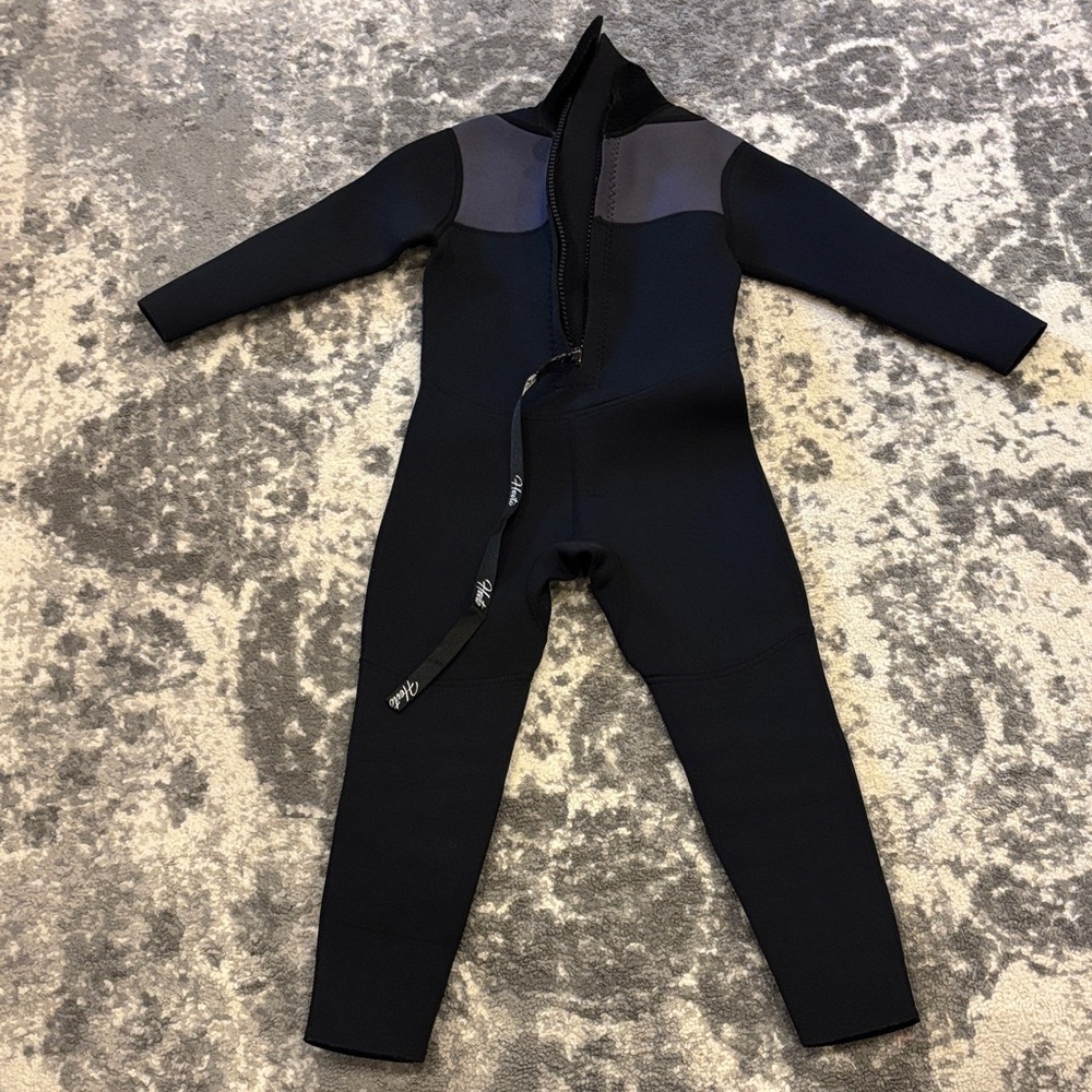 Black and Gray Wetsuit